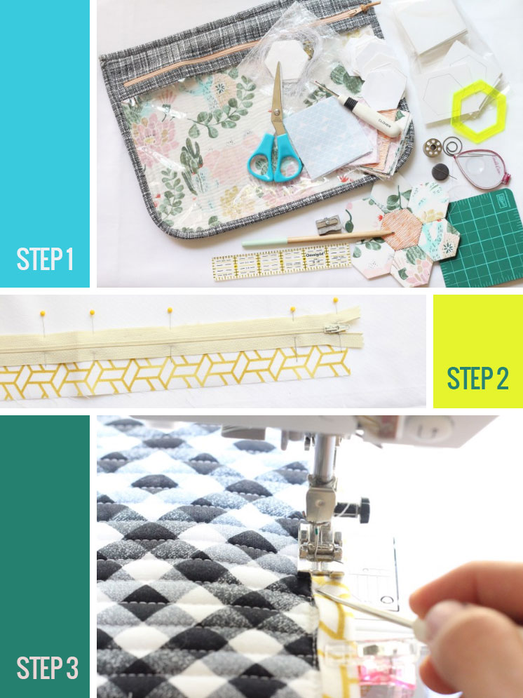 Zipper pouch DIY | Aynsley Campbell, Honymfin blog | Girlfriend is Better