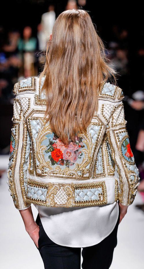 Balmain embroidered and studded beauty | Embellished jackets | Girlfriend is Better