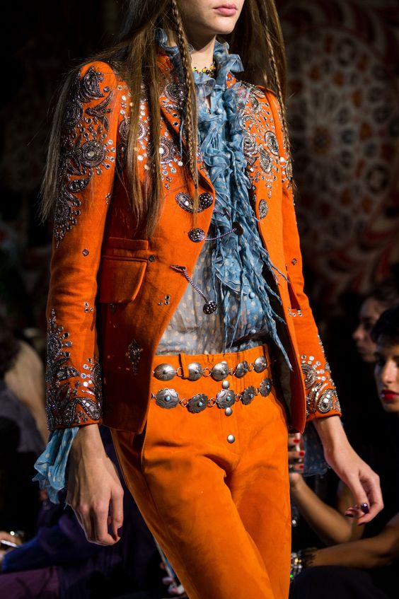 Roberto Cavalli embroidered details | Embellished jackets | Girlfriend is Better