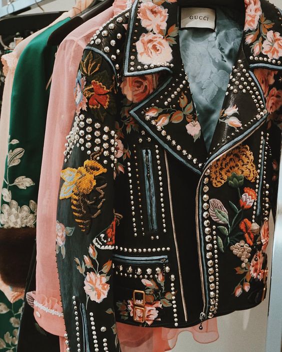 Gucci embroidered and studded delight | Embellished jackets | Girlfriend is Better