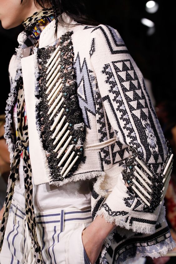 Embroidery and beads a la Roberto Cavalli | Embellished jackets | Girlfriend is Better