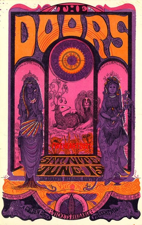 The Doors vintage rock poster | Festival fashion | Girlfriend is Better