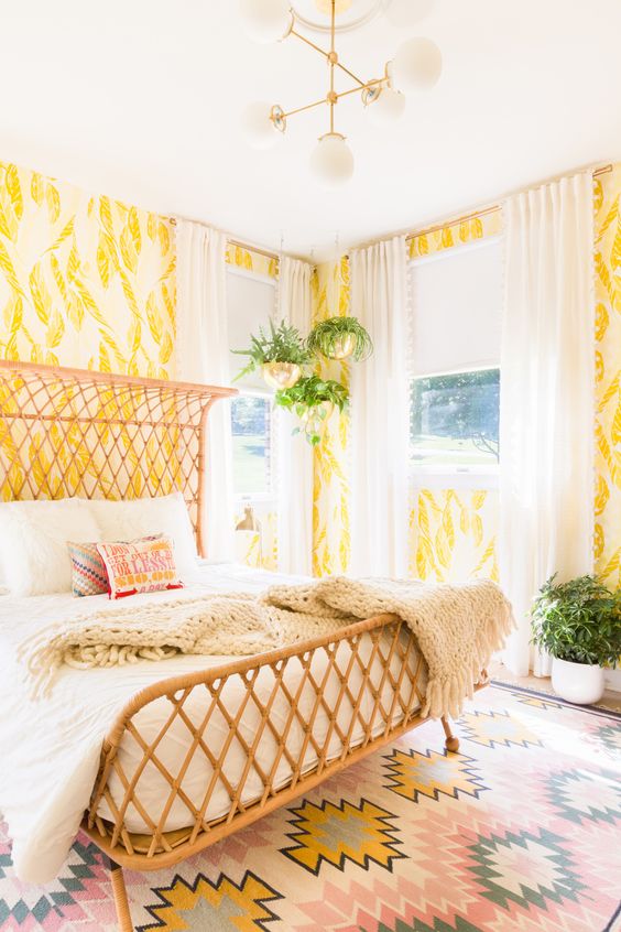 Yellow bedroom decor | Health + Well-Being Feng Shui | Girlfriend is Better