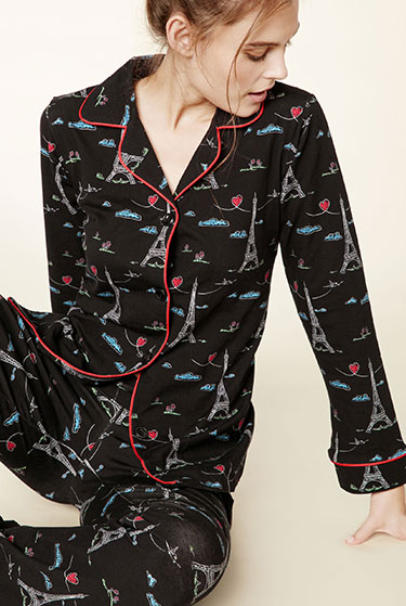 Sketched Eiffel Stretch | BedHead Pajamas