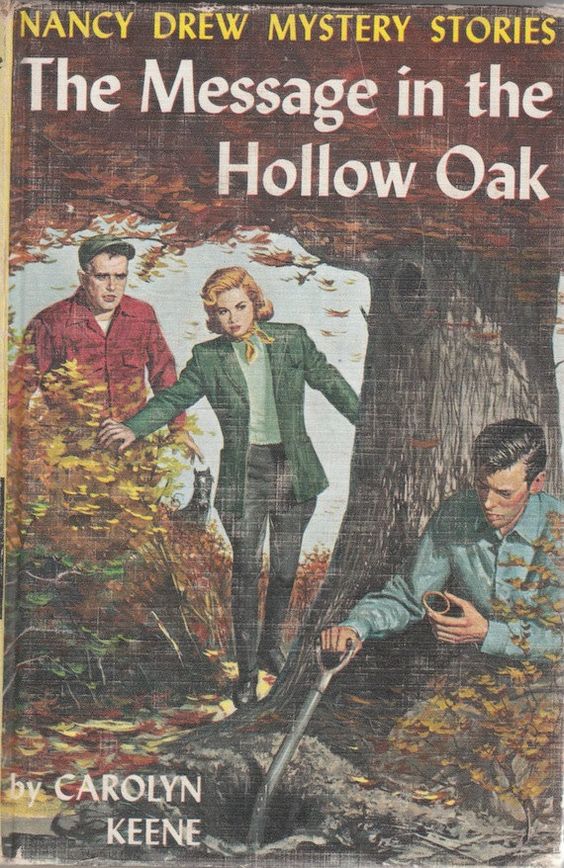 Nancy Drew | The Message in the Hollow Oak book cover art | penny loafers | Girlfriend is Better