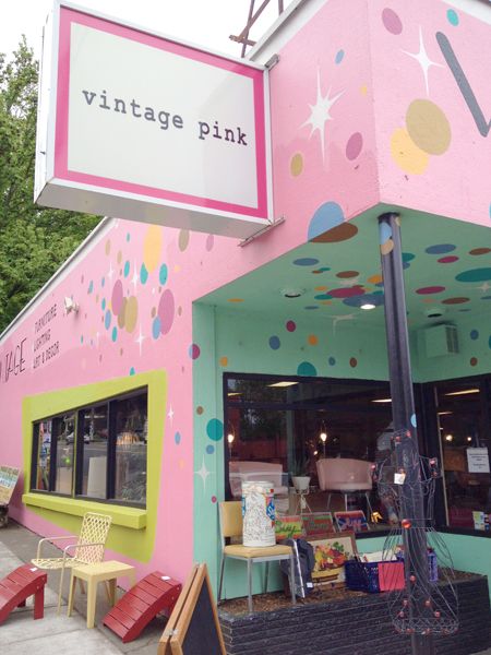 Vintage Pink vintage shopping | Portland Oregon travel guide | Girlfriend is Better