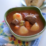 Vegetable Beef Soup slow cooker recipe | Girlfriend is Better