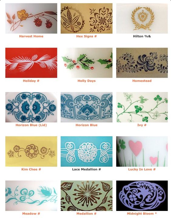 Vintage Pyrex patterns | Girlfriend is Better