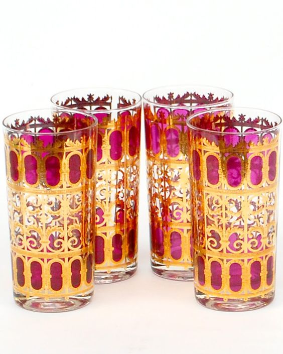 Culver glassware | vintage tumblers | Girlfriend is Better