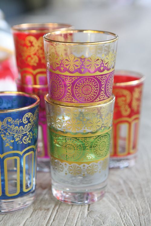 Bohemian glassware | Vintage tumblers | Girlfriend is Better