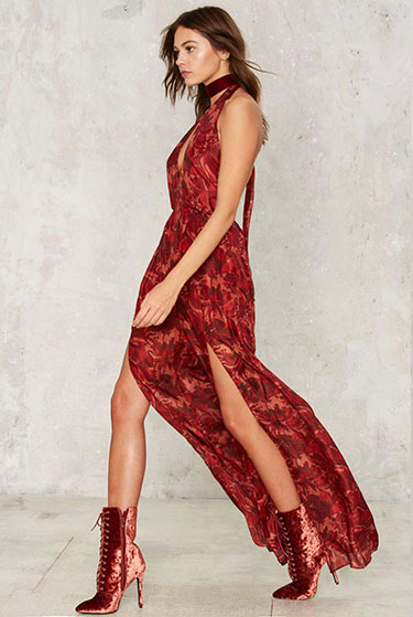 Silky Way Plunging Jumpsuit | Nasty Gal