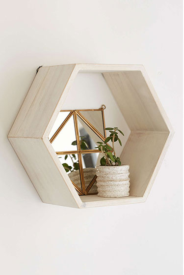 Honeycomb Wood Shelf | Girlfriend is Better