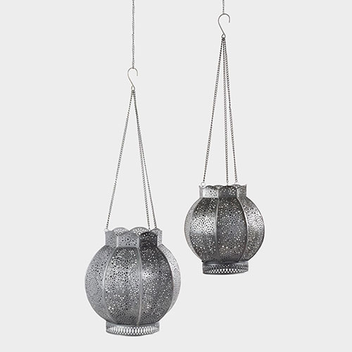 Zinc Filigree Pari Hanging Lantern | Cost Plus World Market