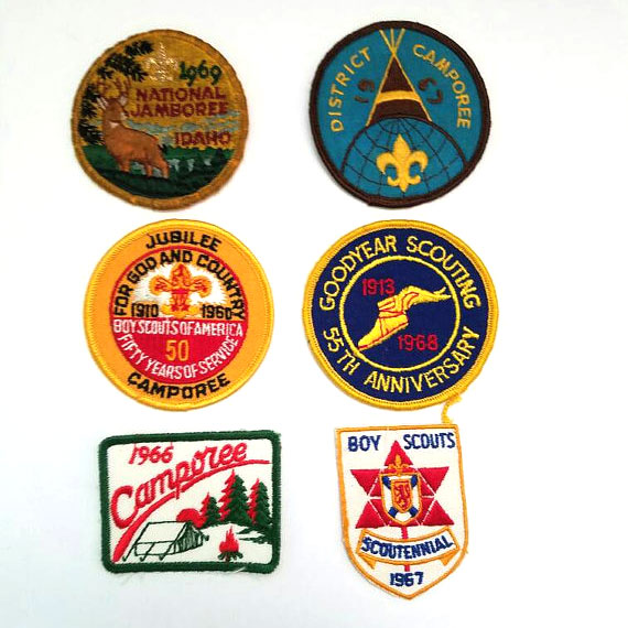 Vintage Boy Scout patches from the 60s | myvintagewhimsy via Etsy | Girlfriend is Better