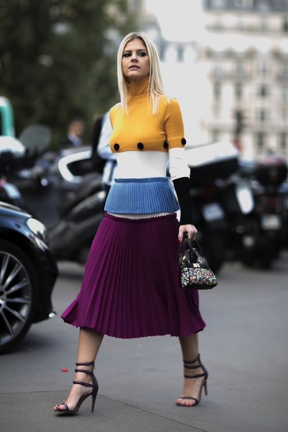 Purple complementary colors | Spring fashion | Girlfriend is Better