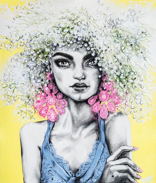 Confetti Pop by Pippa McManus | Fashion illustration favorites | Girlfriend is Better