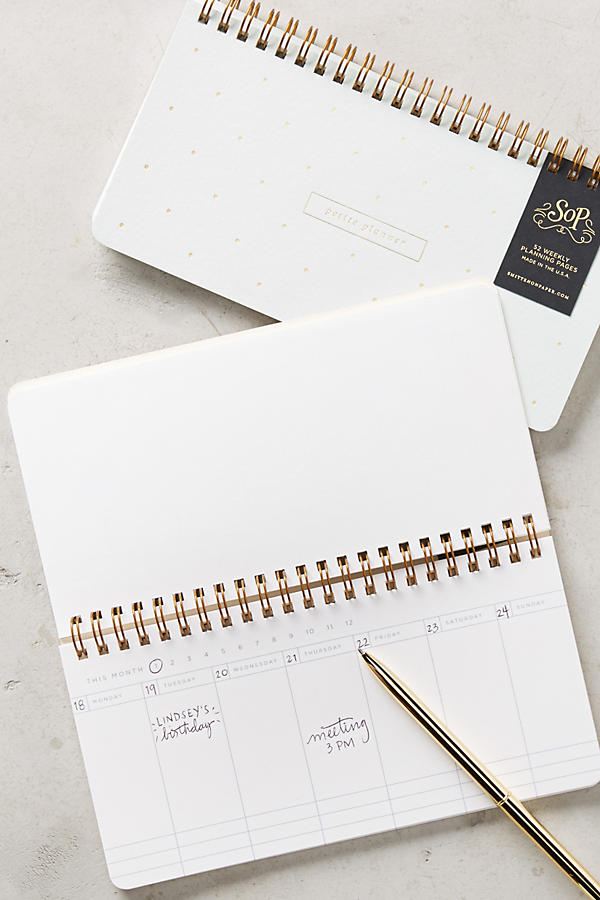 Petite Planner by Anthropolige perfect for party or event planners | Girlfriend is Better