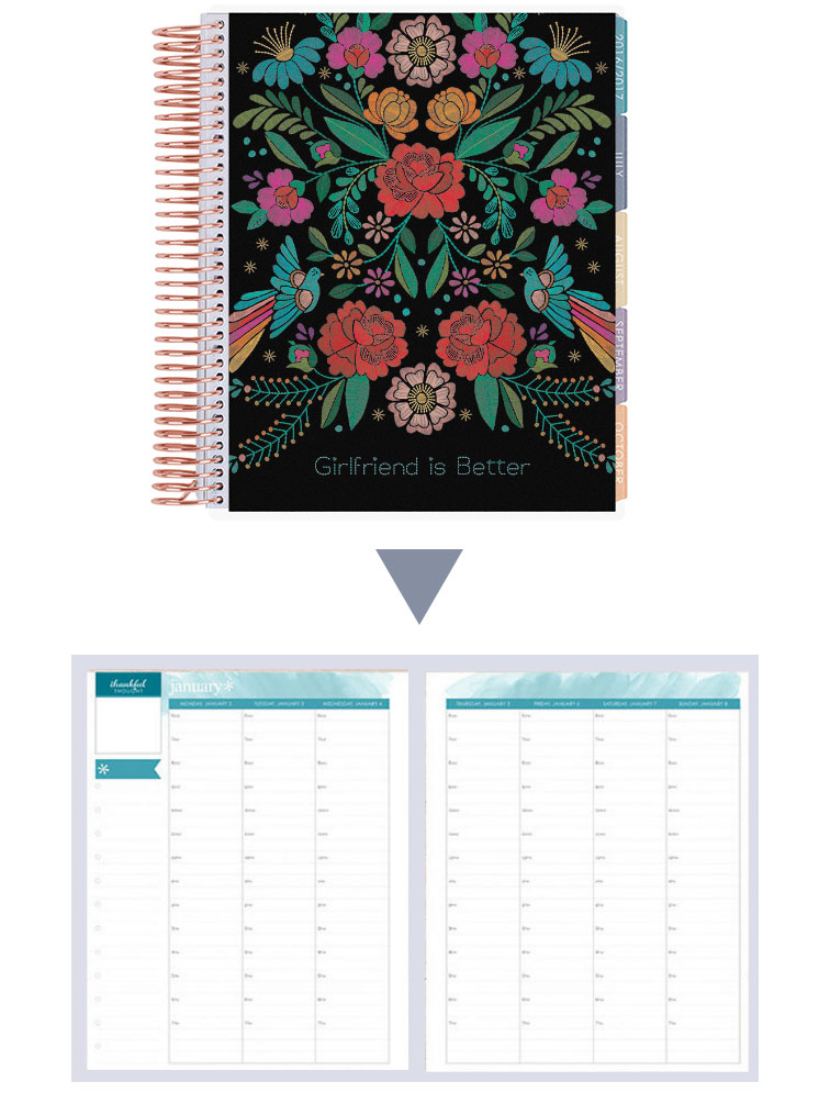 Custom planners by Erin Condren | Girlfriend is Better