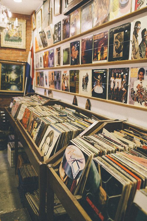 Vintage vinyl shopping | Record players and media cabinets | Girlfriend is Better