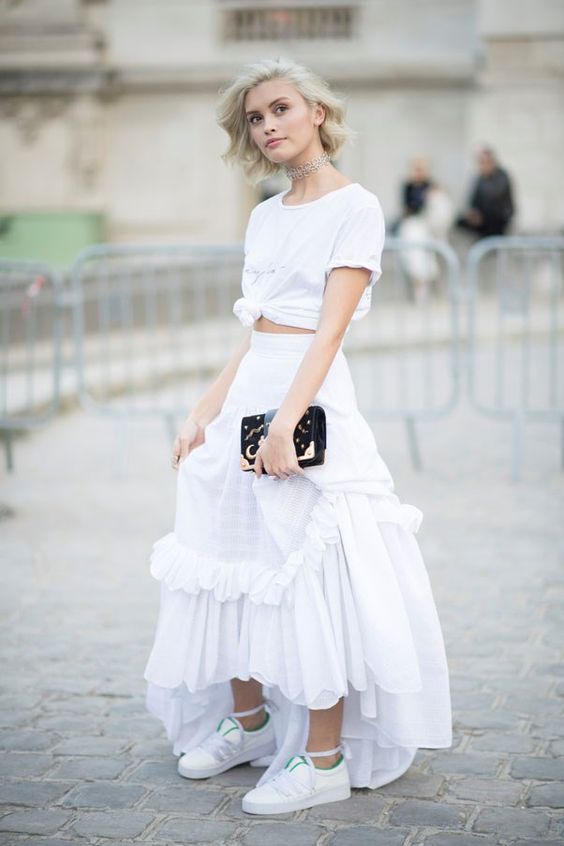 All white outfits for Spring | Paris Fashion Week | Girlfriend is Better