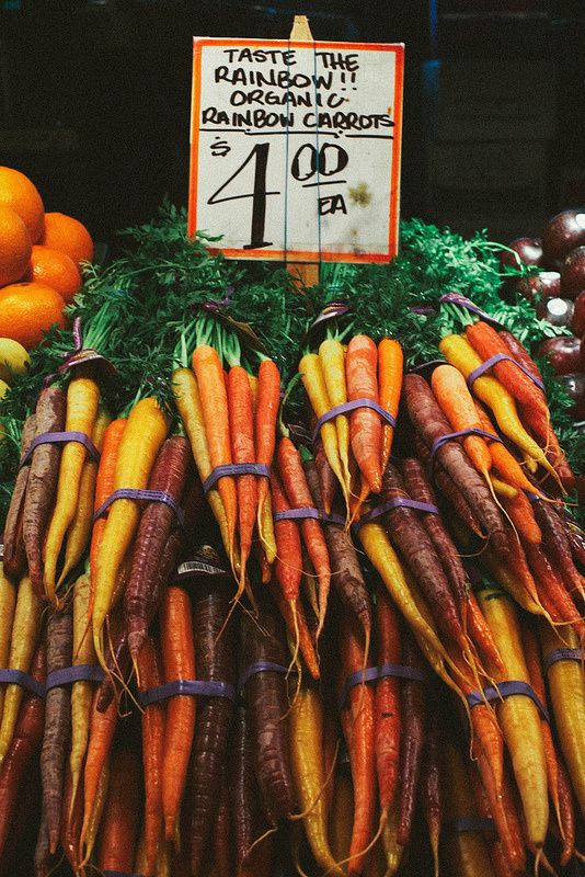 Rainbow carrots in Seattle WA | Chicken Pot Pie recipe ingredient | Girlfriend is Better