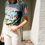 Graphic tees and white jeans | Girlfriend is Better