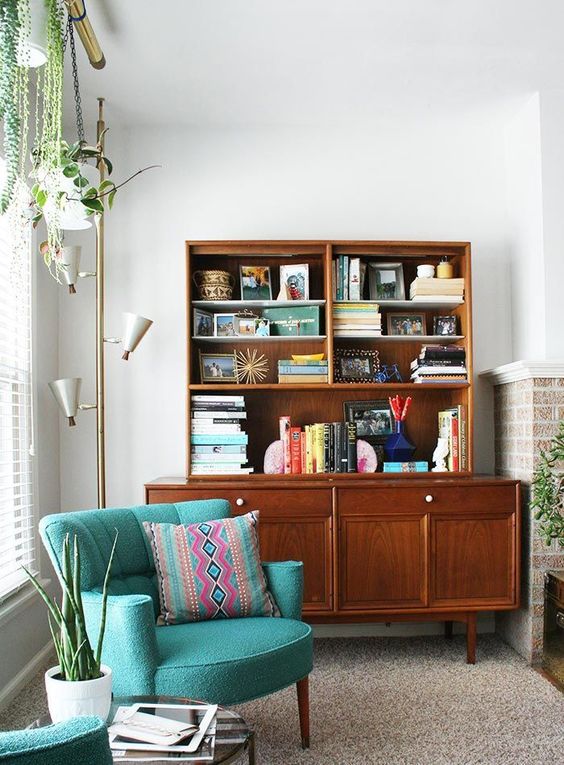 Add plant life to a reading nook | Girlfriend is Better