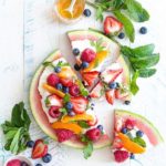 Watermelon fruit pizza recipe | Girlfriend is Better