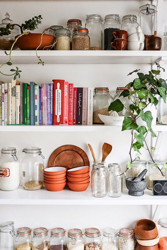 Open shelving in the kitchen | Girlfriend is Better