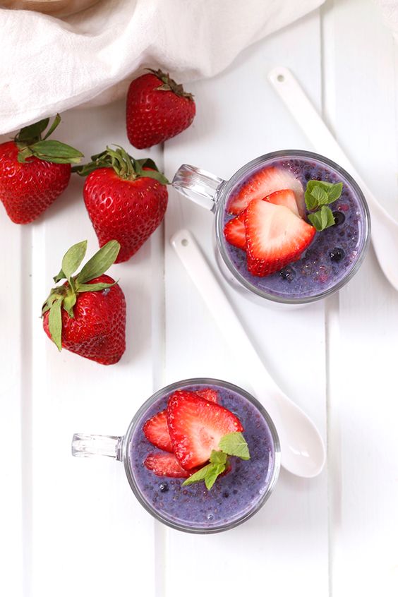 Very Berry Chia Seed Pudding Recipe | Girlfriend is Better