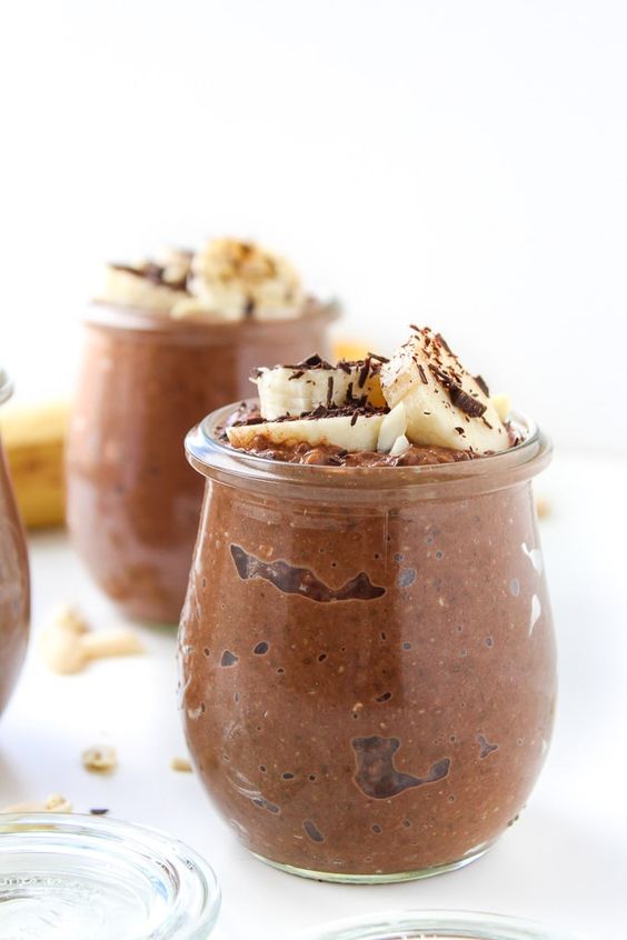 Chocolate Peanut Butter Chia Seed Pudding Recipe | Girlfriend is Better