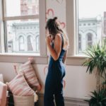 Denim jumpsuit with culottes | Girlfriend is Better