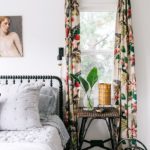 Floral curtains in tropical prints for the bedroom | Girlfriend is Better