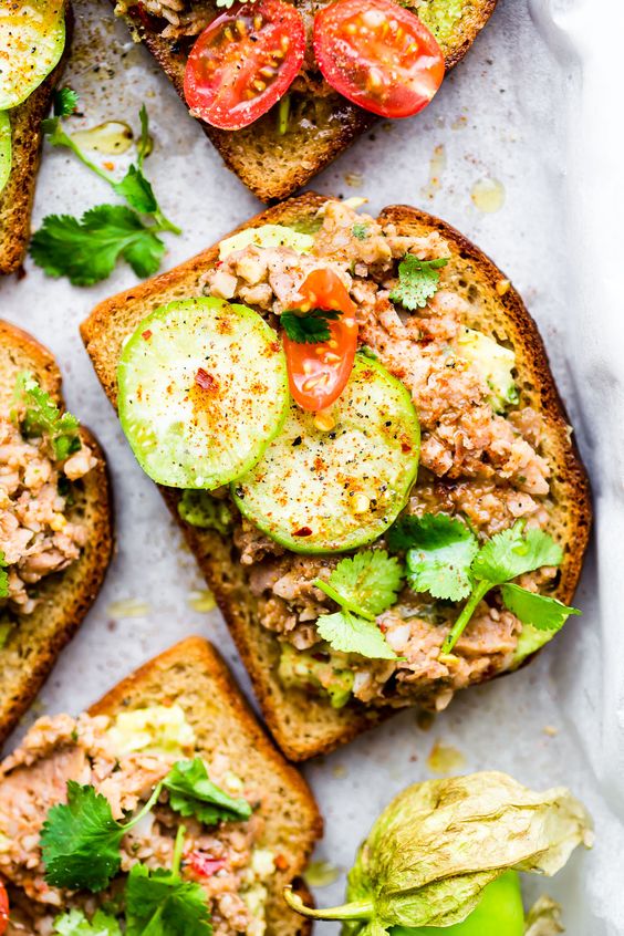 Smashes Mexican Beans Avocado Toast recipe | Girlfriend is Better