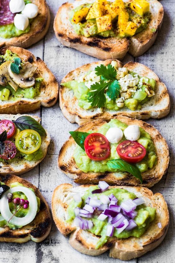 Guacamole Bruschetta Bar | Avocado toast recipes upgraded | Girlfriend is Better