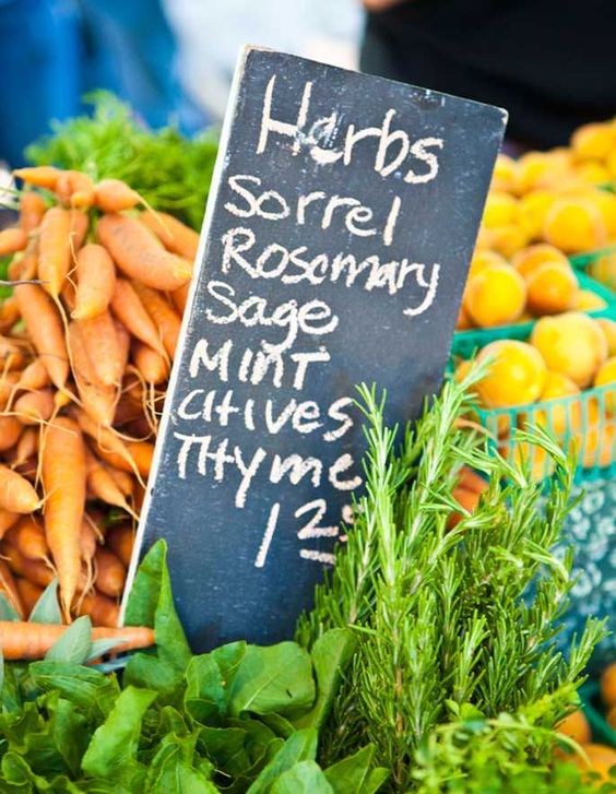 Fresh produce and herbs at The Original Farmer's Market in Los Angeles | Girlfriend is Better