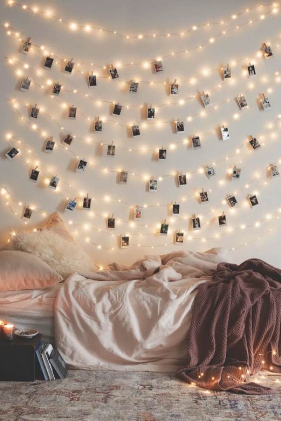 Hygge decor Christmas lights photo gallery | Girlfriend is Better