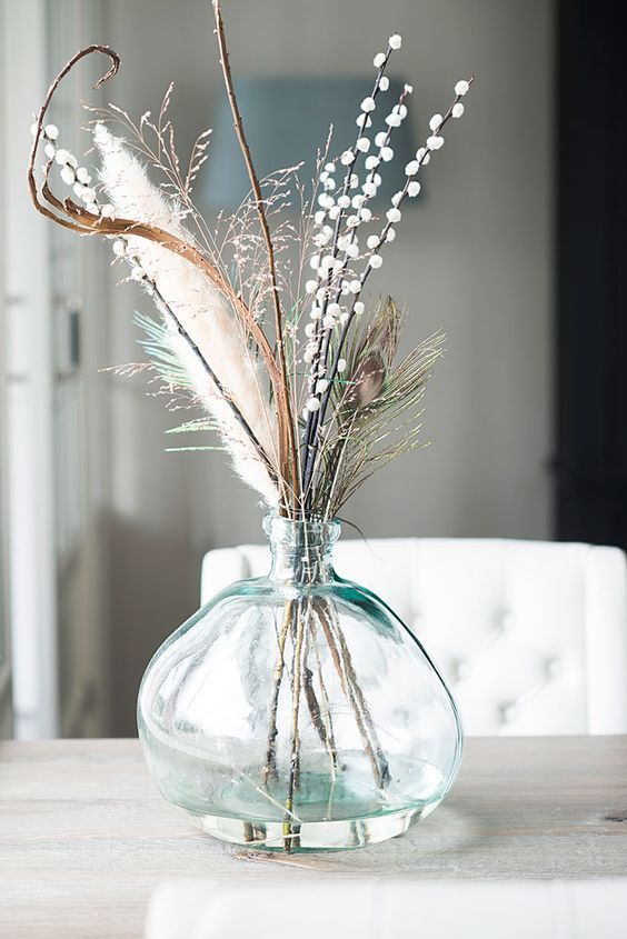 Hygge decor for the holidays | Baby's breath bouquet | Girlfriend is Better