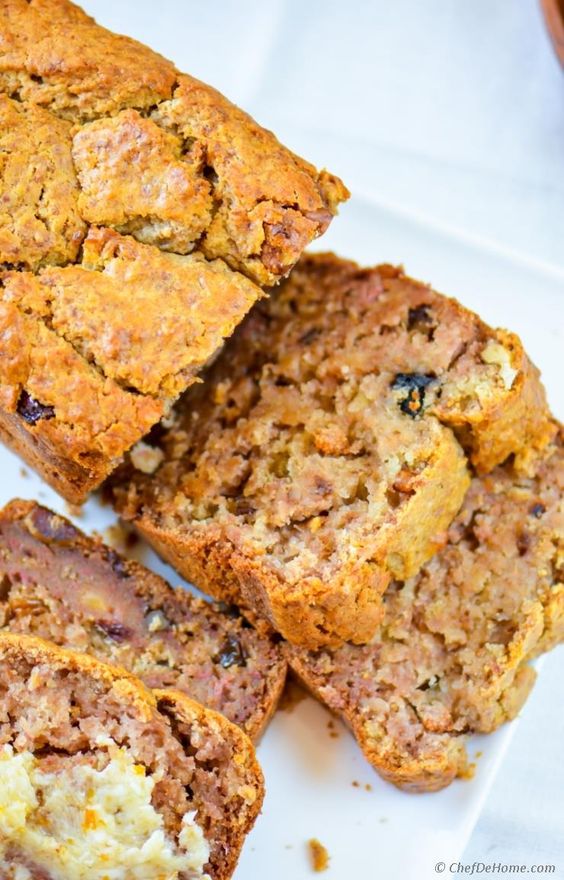 Persimmon Banana Nut Bread | Persimmons recipes | Girlfriend is Better