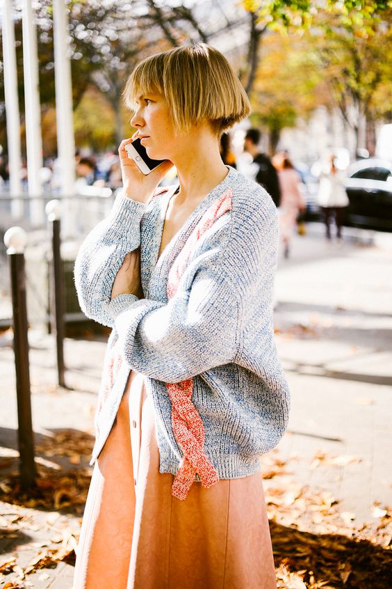 Oversize sweaters chunky cable knit cardigan | Girlfriend is Better