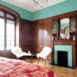 Teal painted walls | French country bedroom | Girlfriend is Better