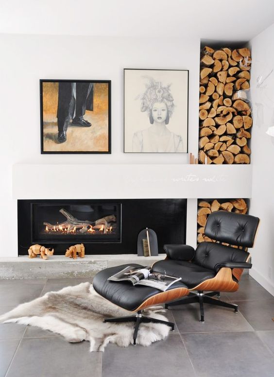 Eames lounge chair and ottoman | Aquarius astrology home decor guide | Girlfriend is Better