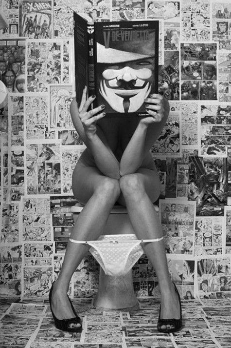 Novels that explore human nature | V for Vendetta model | Girlfriend is Better