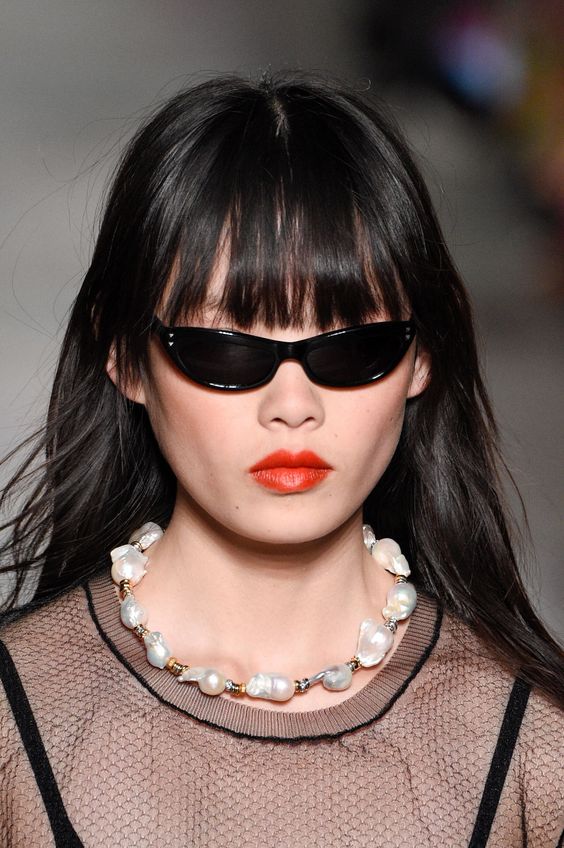 Sonia Rykiel kitten eye tiny sunglasses | Girlfriend is Better