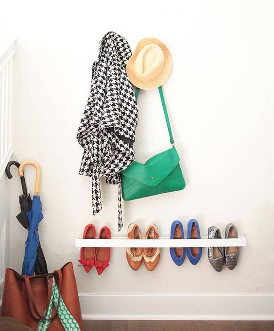 Organization ideas for shoes | Entryway | Girlfriend is Better