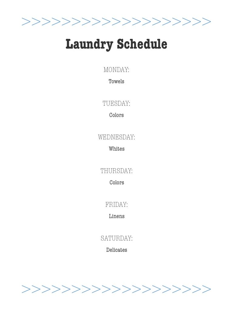 Cleaning lists tips and tricks | Weekly laundry schedule | Girlfriend is Better