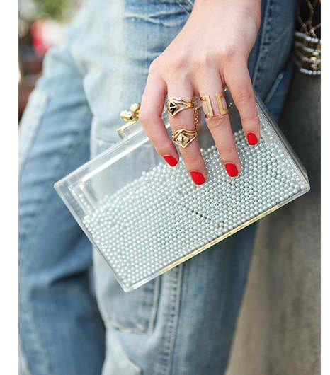 Partly see through purses | Transparent clutch | Girlfriend is Better