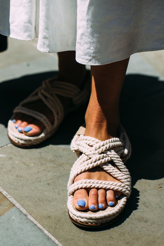 Rope espadrilles sandals | Girlfriend is Better