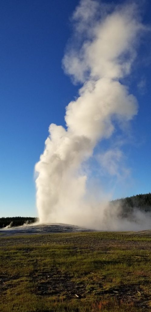 Old Faithful natural geyser | Yellowstone National Park travel guide | Girlfriend is Better