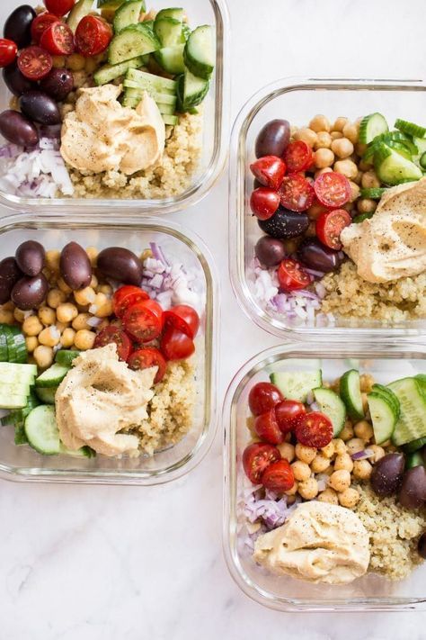 Mediterranean Vegan Meal Prep Bowls | Healthy recipes | Girlfriend is Better